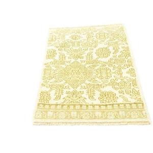 morgenland Wollteppich "Designer Teppich handgeknüpft beige", rechteckig, handgeknüpft