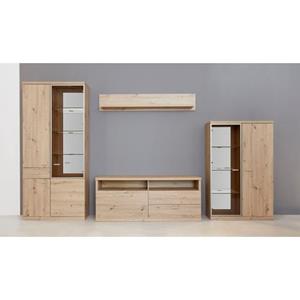 Trendteam Tv-meubel Elne Tv-kast, lichtbruin, eiken, mat, breedte 150 cm