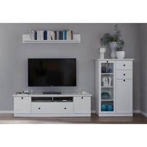 Home affaire Wandmeubel Örebro tijdloze landelijke stijl, volledig uittrekbaar, verlichting optioneel (set, 3 stuks)