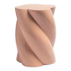 &k amsterdam Pillar Marshmallow Bijzettafel - Roze