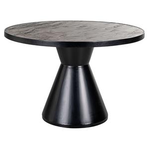 Richmond Interiors Richmond Ronde Eettafel Russel Steenfineer, Ø120cm - Bruin