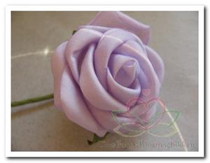 Decoflorall foamroos Lila12 cm. 8 stuks foamroos Lila 1