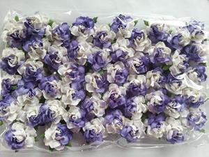 Decoflorall Mulberry Roos Lila 2tone3, 75 cm./ PAK50 Mulberry Roosje