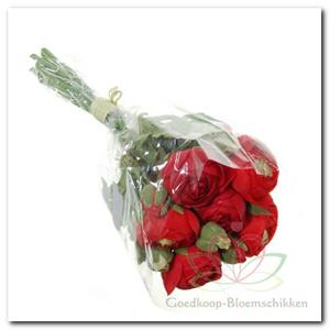 Decoflorall Ranonkels ROOD Bundel Zijde Ranonkel Zijde