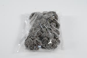 Decoflorall Mini foamroos Stone Steengrijs 2, 5 cm. Zak +/- 90 stuks Mini foamroosje