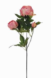 Decoflorall Pioenroos Pioen Mauve 63cm. Pioen