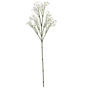 Decoflorall Gipskruid met steel kunstbloem +/- 66cm / tak Gipskruid met steel