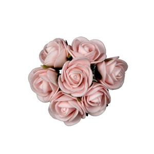Decoflorall Mini foam roos Softroze 3cm. 84st foambloemen