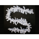 Decoflorall Kerst guirlande Dennen WIT 200 cm. Dennenguirlande