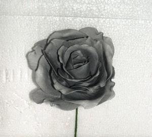 Decoflorall foamrose Sophie Grey 15 cm. / DOOS12 foamrose Sophie
