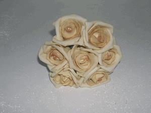 Decoflorall foam Rose Emilia 6cm. Cava Sand Doos 42 voordeelpak