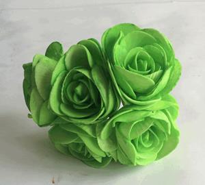 Decoflorall Camelia Ranonkel foambloem Green Neon DOOS 30st Ranonkel foambloemen