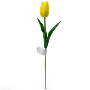 Decoflorall Tulp Realtouch Yellow/GEEL / stuks. 34cm. Gele tulp