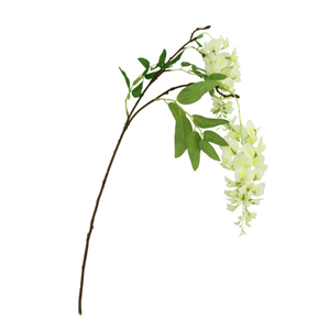 Decoflorall WISTERIA SPRAY IVORY 95 cm. WISTERIA 95 cm.