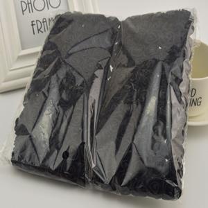 Decoflorall Actie Mini foam roos 2,5 cm Zwart TULE +/- 144st zak, Mini foam roos