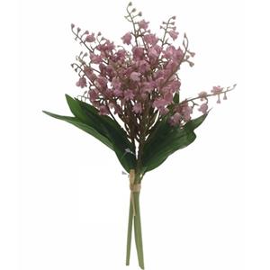 Decoflorall Lelietje van Dalen 30cm. ROZE LILY OF THE VALLEY bundel  Lelietje van Dalen