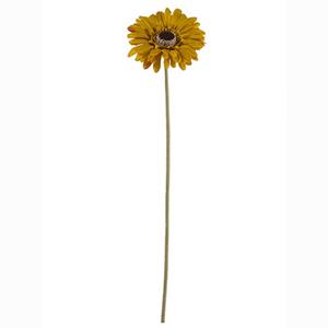 Decoflorall Gerbera 53 cm Mosterd Okergeel Gerbera