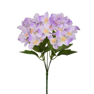 Decoflorall Hortensia 30cm HYDRANGEA BUSH Lila Zijdebloem flowerwall vuller