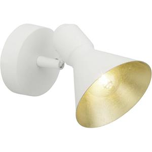 Brilliant Aztekas 24910/85 Wandstrahler E14 28W LED Weiß, Gold