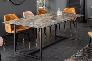 Invicta Interior Eettafel Concord 200cm Keramiek Taupe Marmerlook - 40668