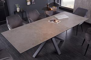 Invicta Interior Eettafel Eternity 180-225cm Keramiek Beton-Optiek/ 41091