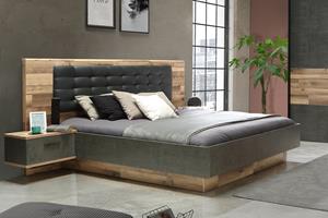 WOONENZO Bed Ricciano (180x200) - inclusief 2 nachtkastjes