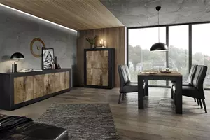 WOONENZO Complete woonkamer Basic - met dressoir