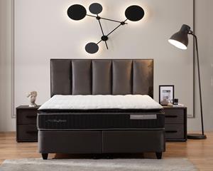 HappyBed Boxspring met opslagruimte BirdyBedd Antraciet