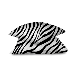 HappyBed | Zebra kussensloop set 2 stuks - 60x70cm - 100% Microvezel