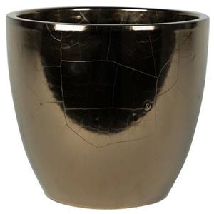 Ter Steege Steege Bloempot - goud - Scandinavische look - keramiek - 33 x 28 cm