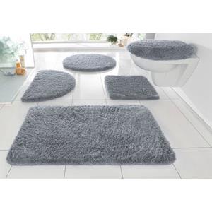 my home Badematte "Merida", Höhe 32 mm, rutschhemmend beschichtet, fußbodenheizungsgeeignet-schnell trocknend-strapazierfähig, Badteppich, Badematten, unifarben, auch als 2-tlg