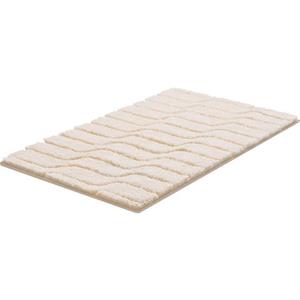 Grund Badematte "Vogue", Höhe 24 mm, rutschhemmend beschichtet, dichter Flor, Hoch-Tief-Effekt, Wellen-Design