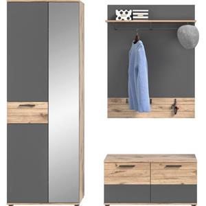 INOSIGN Halmeubelset Riga (set, 3 stuks)