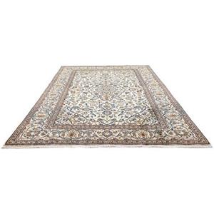 morgenland Wollteppich "Keshan Teppich handgeknüpft beige", rechteckig