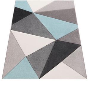 Paco Home Vloerkleed Lara 237 Korte pool, modern geometrisch design, met gesneden reliëfpatroon