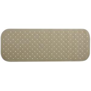 MSV Douche/bad Anti-slip Mat Badkamer - Rubber - Beige - 36 X 97 Cm