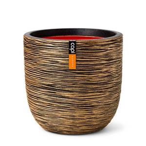 Capi Europe Bloempot bol Rib NL - 43x41 - Goud