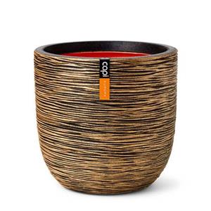 Capi Europe Bloempot bol Rib NL - 55x53 - Goud