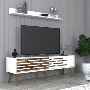 Kalune Design Set van TV-meubel en wandrek Valensiya | 