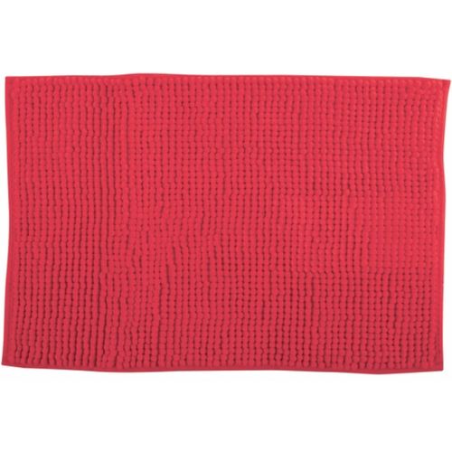 MSV Badkamerkleed/badmat Voor Op De Vloer - Rood - 60 X 90 Cm