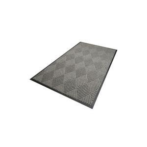 Mountville Mills Europe Waterhog Diamond Droogloopmat / Schoonloopmat 60x90 Cm - Rubber Border - Grijs