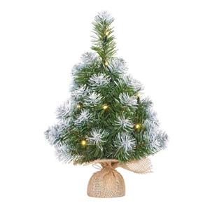 Mica Decorations Kunstkerstboom - Mini - Nepsneeuw - 10 Leds - 45 Cm