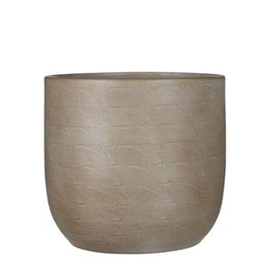 Mica Decorations Nora Bloempot - H24 X Ø25 Cm - Terracotta - Taupe - Taupe