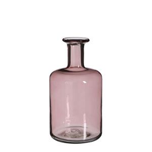 Mica Decorations Regal Vaas - 16x16x30 Cm - Glas - Roze