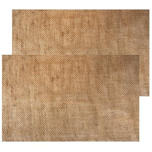 Chaks Jute tafelloper - 2x - 28 x 500 cm - beige -