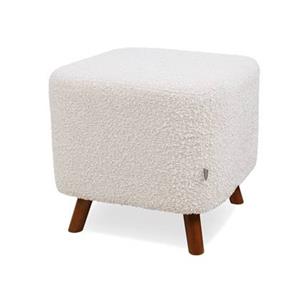 Nolon Julia poef boucle beige - 44 x 44 cm