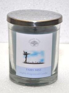 Green Tree Geurkaars fairy mist glas 200g