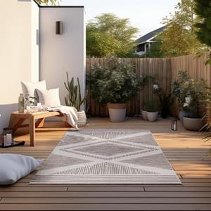 ELLE DECORATION Vloerkleed Rhombus, In- und Outdoor