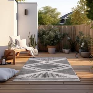 ELLE DECORATION Vloerkleed Rhombus, In- und Outdoor