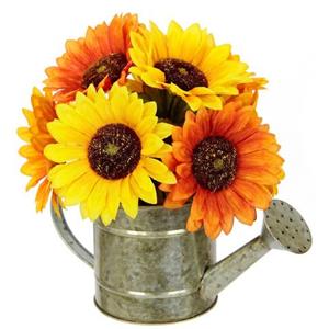 I.GE.A. Kunstbloem Sonnenblumen in Gießkanne